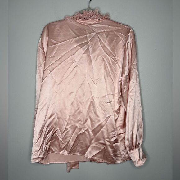 Tory Burch Frayed Toe Neck Blouse - Picture 5 of 5